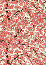 Chiyogami Sheet (Pink Plum Blossoms)