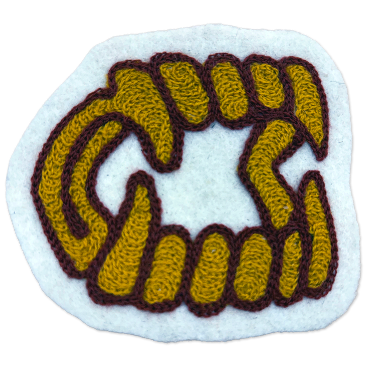 Fangs Chainstitch Patch