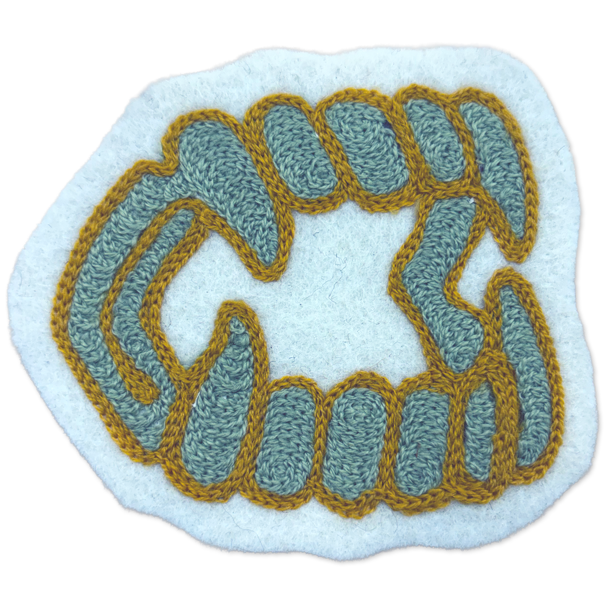 Fangs Chainstitch Patch